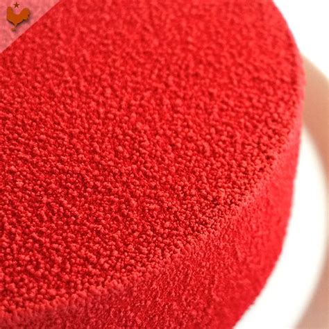 Effet velours sur une pâtisserie