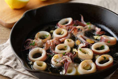 illustration cuisson encornets en cocotte