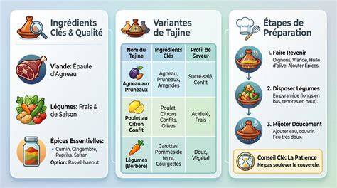 Infographie: les épices typiques du tajine et leurs effets aromatiques