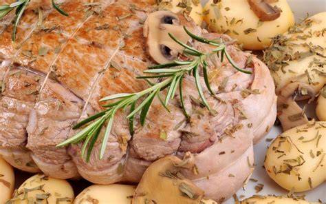 Schéma: chaîne de cuisson du rôti de veau en cocotte