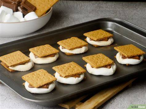 image: préparation s'mores au four