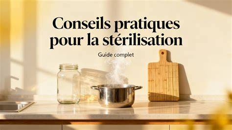 fiche visuelle stérilisation bocaux