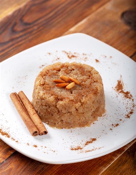 image halva semoule cannelle vue générale