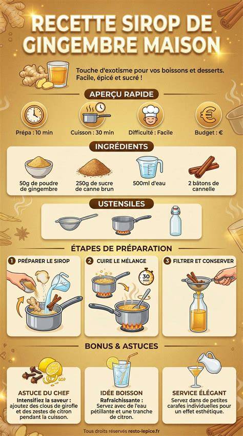 infographie mielleuse et sirop traditionnel