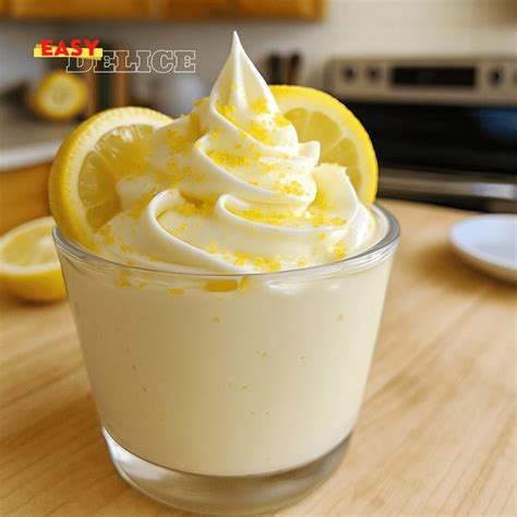 Préparation de la mousse au citron