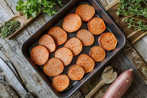Schéma des différentes méthodes de cuisson de la patate douce