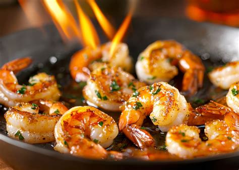 Crevettes flambées au whisky