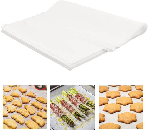 Feuilles de papier sulfurisé prédécoupées