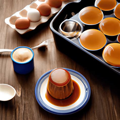 Moule à flan avec une préparation onctueuse