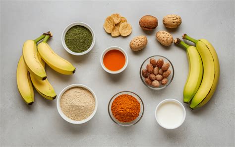 Ingrédients pour un cake healthy