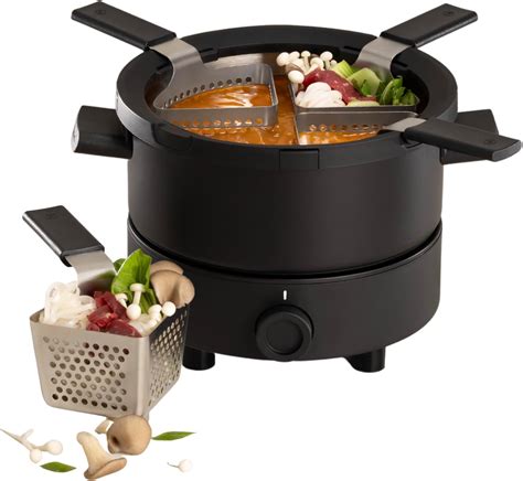 Appareil à fondue compact avec bougie