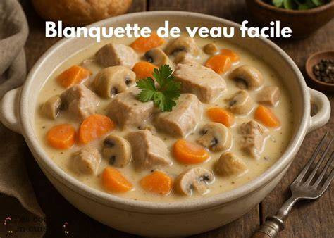 Infographie: Étapes clés de la blanquette de veau en cocotte au four