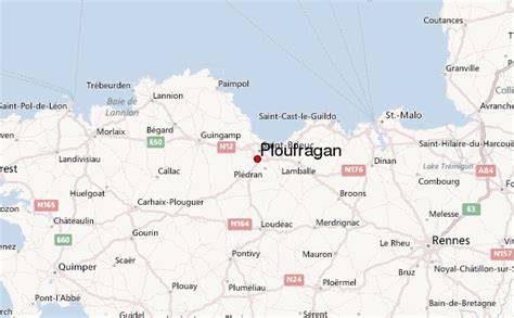 Carte de localisation de Ploufragan et du CCAS