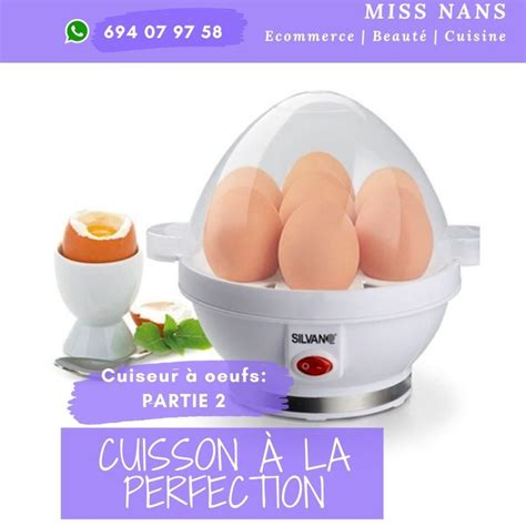 Œufs cuits à la perfection dans un cuiseur