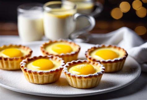 Tartelettes au flan pâtissier individuelles