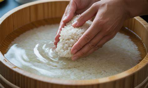 cuisson riz sushi micro-ondes infographie