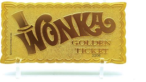 Ticket d'or Wonka
