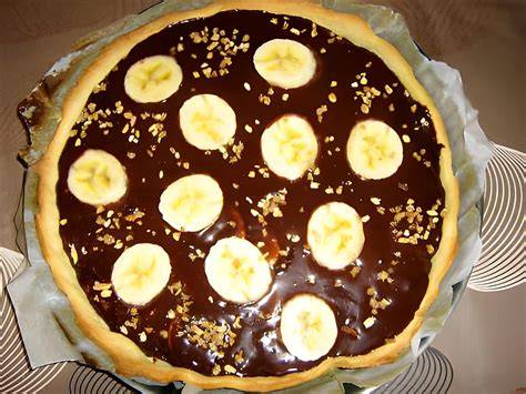 tableau temps et ingrédients tarte chocolat banane