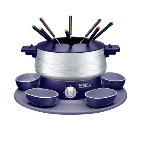 Différents types de fondues préparées avec le Tefal WK302013