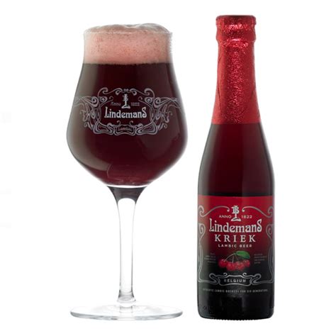 Bière Kriek avec des cerises