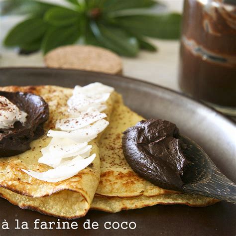 Crêpes à la farine de coco