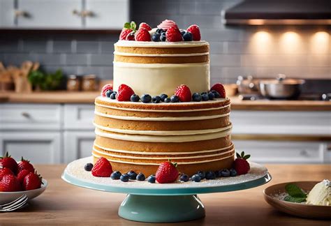 Structure d'un layer cake avec différentes couches