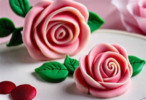 rose-paste-a-sucre-décoration