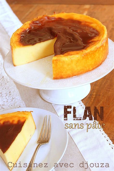 Vision graphique du flan sans pâte et ses fruits