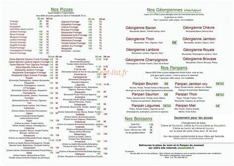 pizza sud Aubagne carte et adresse (visuel informatif)