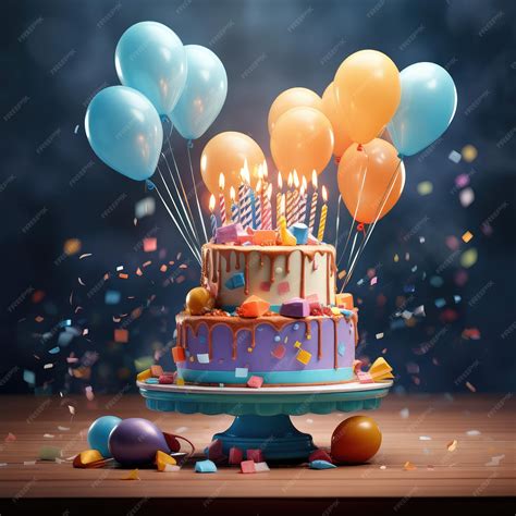 Gâteau d'anniversaire coloré avec des M&M's