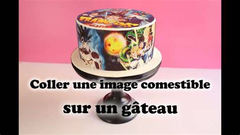 Disque azyme décor sur gâteau
