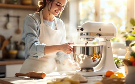 Préparation de la pâte à génoise dans un robot culinaire