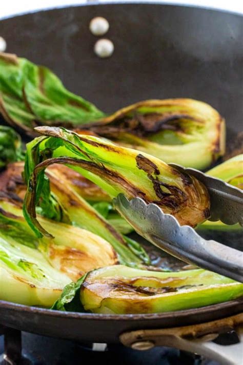 infographie modes de cuisson bok choy