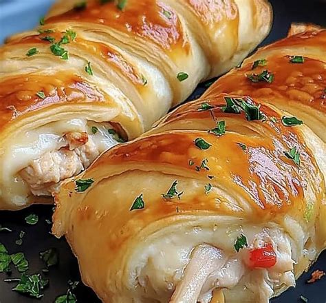 Poulet en croûte de pâte feuilletée