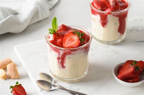 Préparation de la mousse au fromage blanc