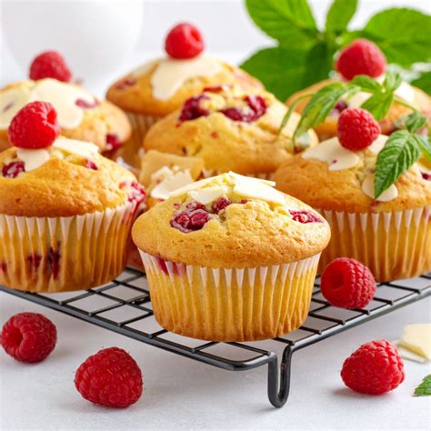 moules à muffins avec moelleux framboise