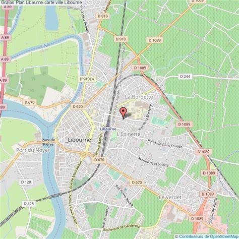 carte des habitudes gourmandes Libourne centre