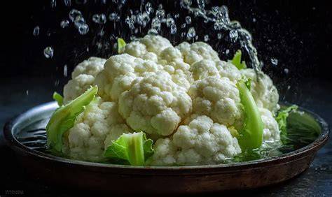 grille de cuisson chou-fleur blanc