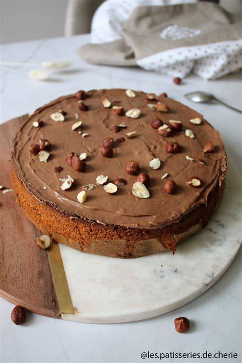 gâteau noisettes pépites chocolat infographie