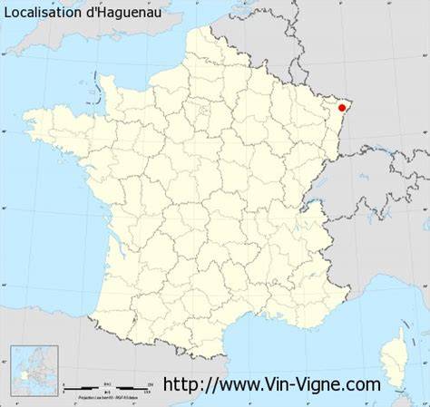 Carte et localisation de Ribeauvillé et Haguenau, pour situer les lieux historiques et les circuits de visite.