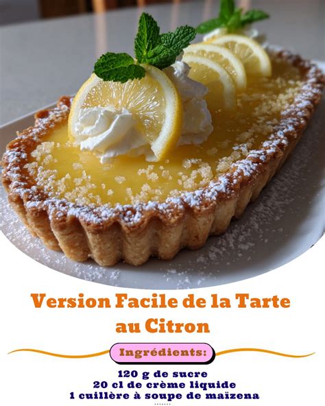 Image: Pâte sablée prête à cuire et garniture au citron