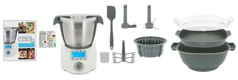 Illustration du Compact Cook Elite et de ses accessoires