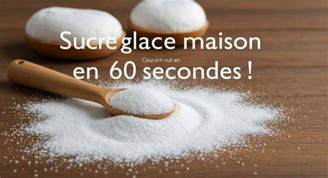 Graphique: comparatif texture sucre glace maison vs commercial