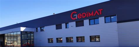 Infographie: chaîne de production et sélection de matériaux Gedimat pour la construction et la rénovation