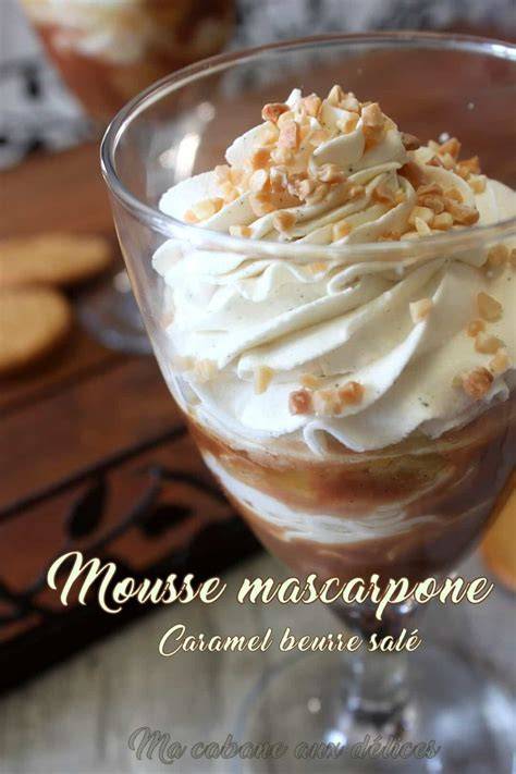 caramel beurre salé mascarpone démonstration