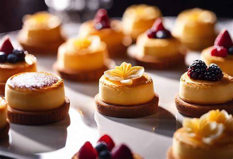 design pâtissier et défilé de textures
