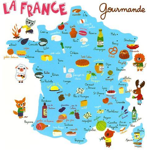 Carte culinaire: variations et associations d'accompagnements