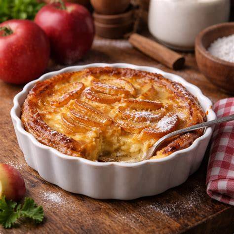 garde clafoutis pommes réchauffage