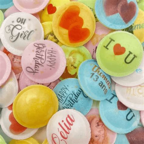 Exemples d'emballages personnalisés pour bonbons