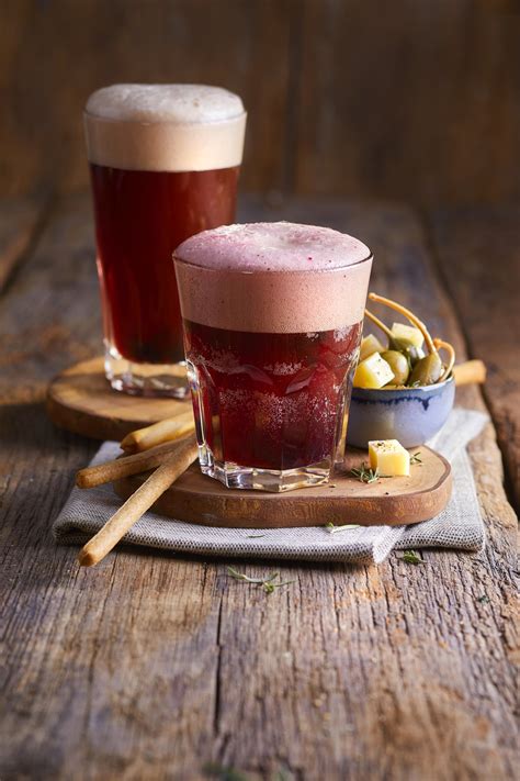 Infographie: conseils pour accorder bière aux fruits rouges